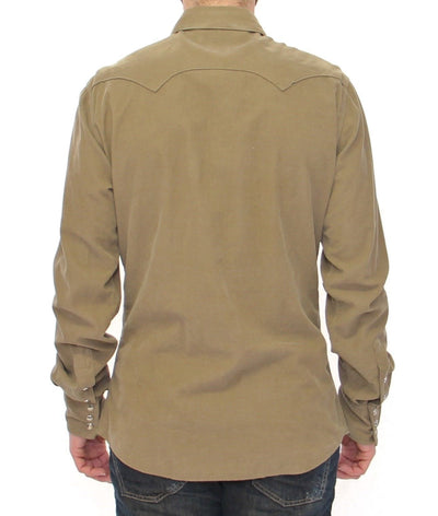 Exclusive Green Manchester Sicilia Casual Shirt