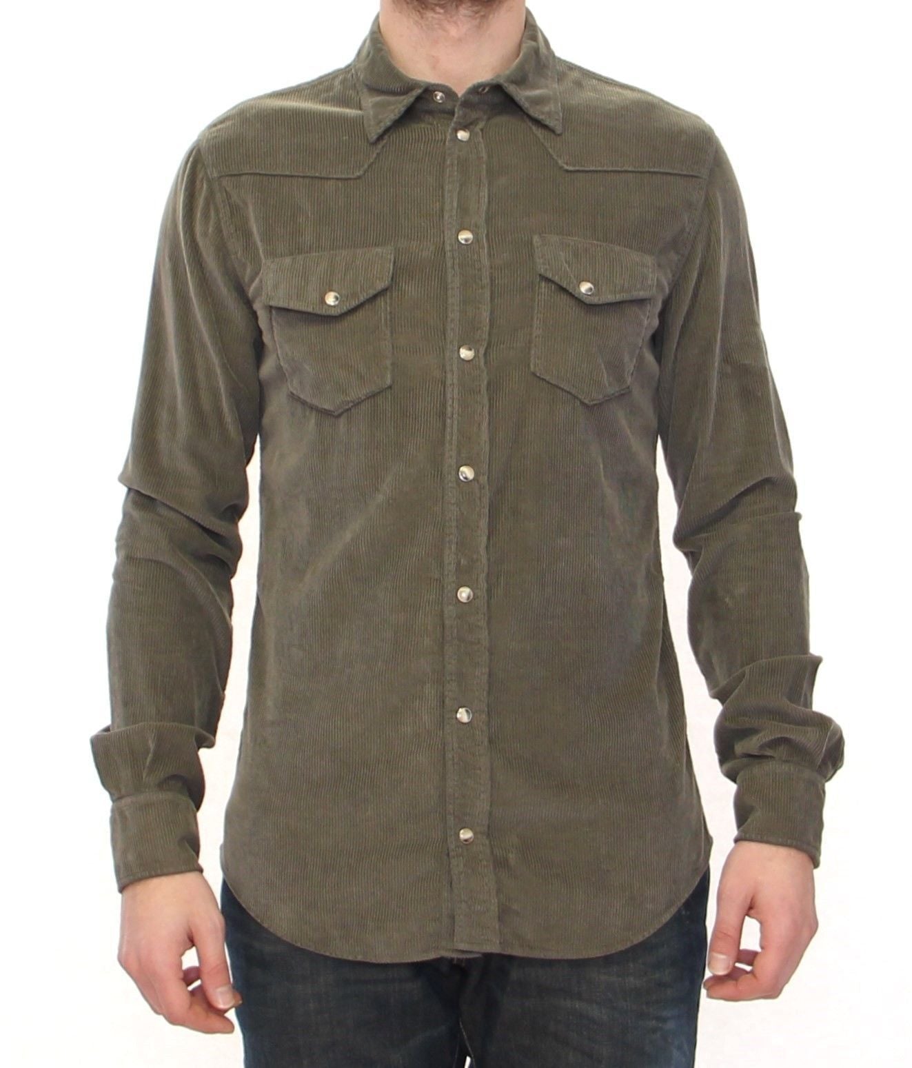 Exclusive Green Manchester Sicilia Casual Shirt