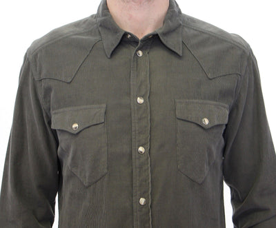 Exclusive Green Manchester Sicilia Casual Shirt