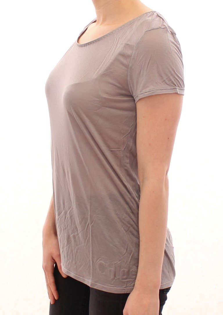 Gray shortsleeve crewneck t-shirt