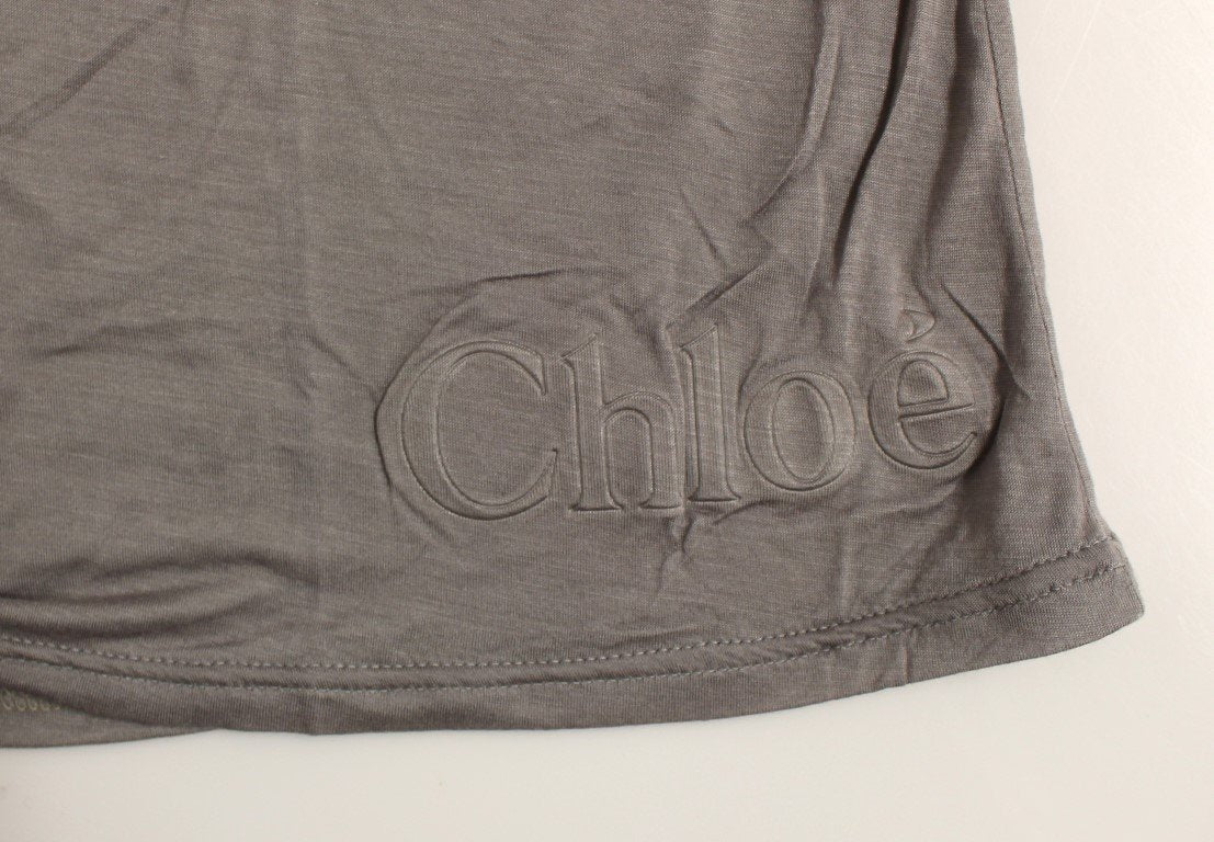 Gray shortsleeve crewneck t-shirt