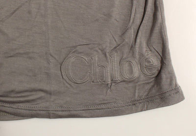 Gray shortsleeve crewneck t-shirt