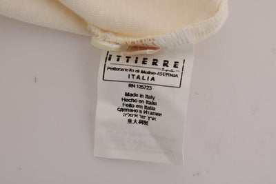 Beige Long Sleeve Henley T-Shirt
