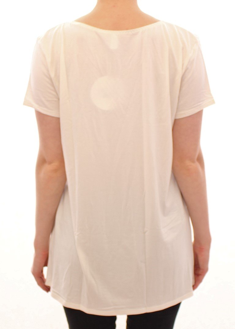 White shortsleeve crewneck t-shirt