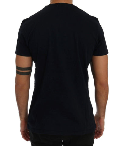Blue Motive Radio Print Short Sleeve T-Shirt