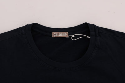 Blue Motive Radio Print Short Sleeve T-Shirt