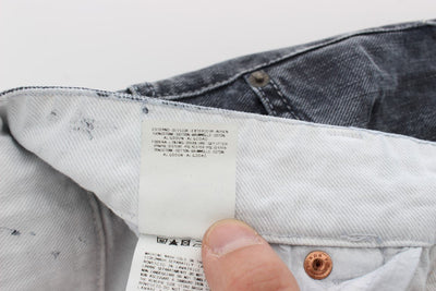 Gray Wash Cotton Regular Fit Jeans
