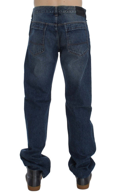 Blue Wash Cotton Regular Fit Jeans