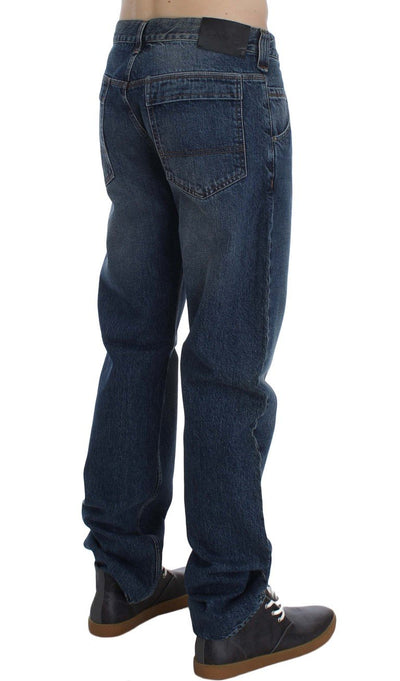 Blue Wash Cotton Regular Fit Jeans