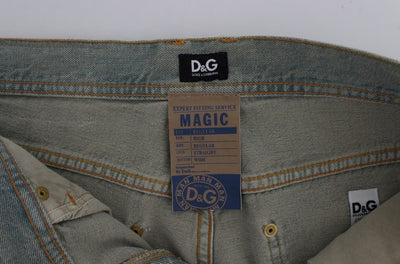 Blue Cotton Straight Fit MAGIC Jeans