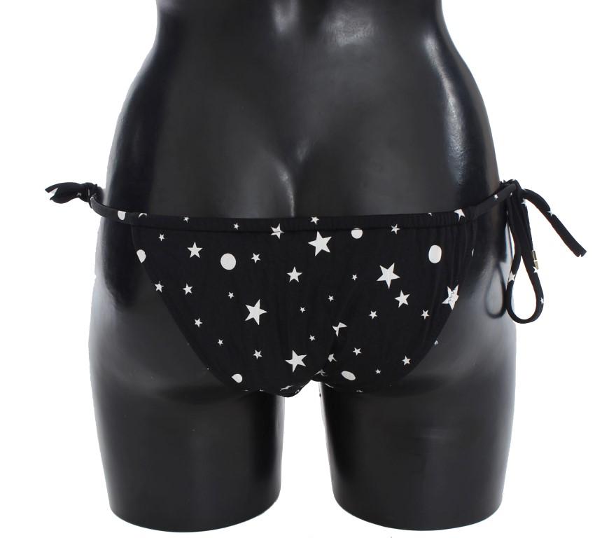 Black Stars Bikini Bottom Swimwear Beachwear
