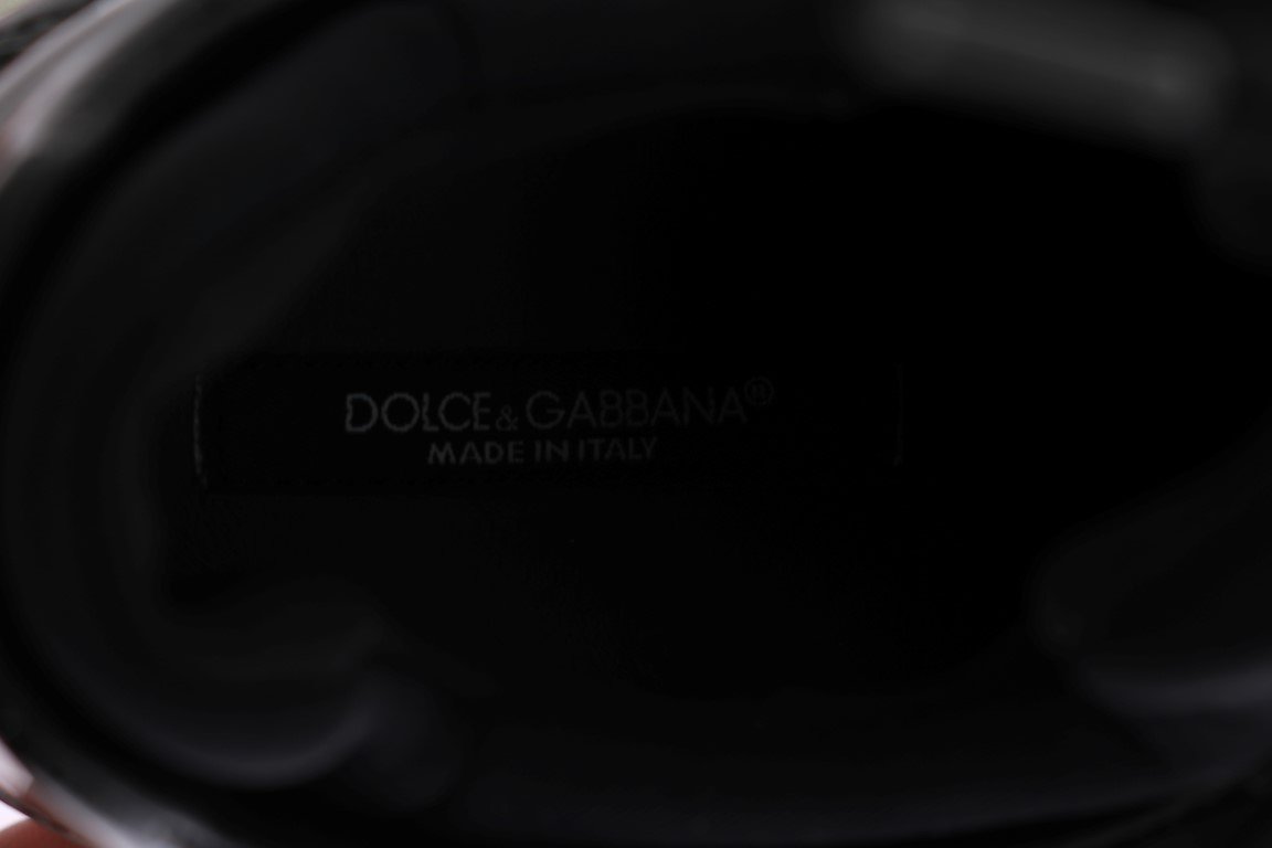 Black Crystal Leather Sneakers