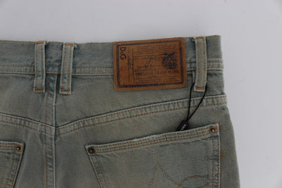 Blue Cotton Straight Fit MAGIC Jeans