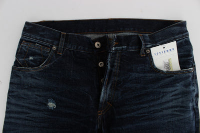 Blue Wash Cotton Regular Fit Jeans