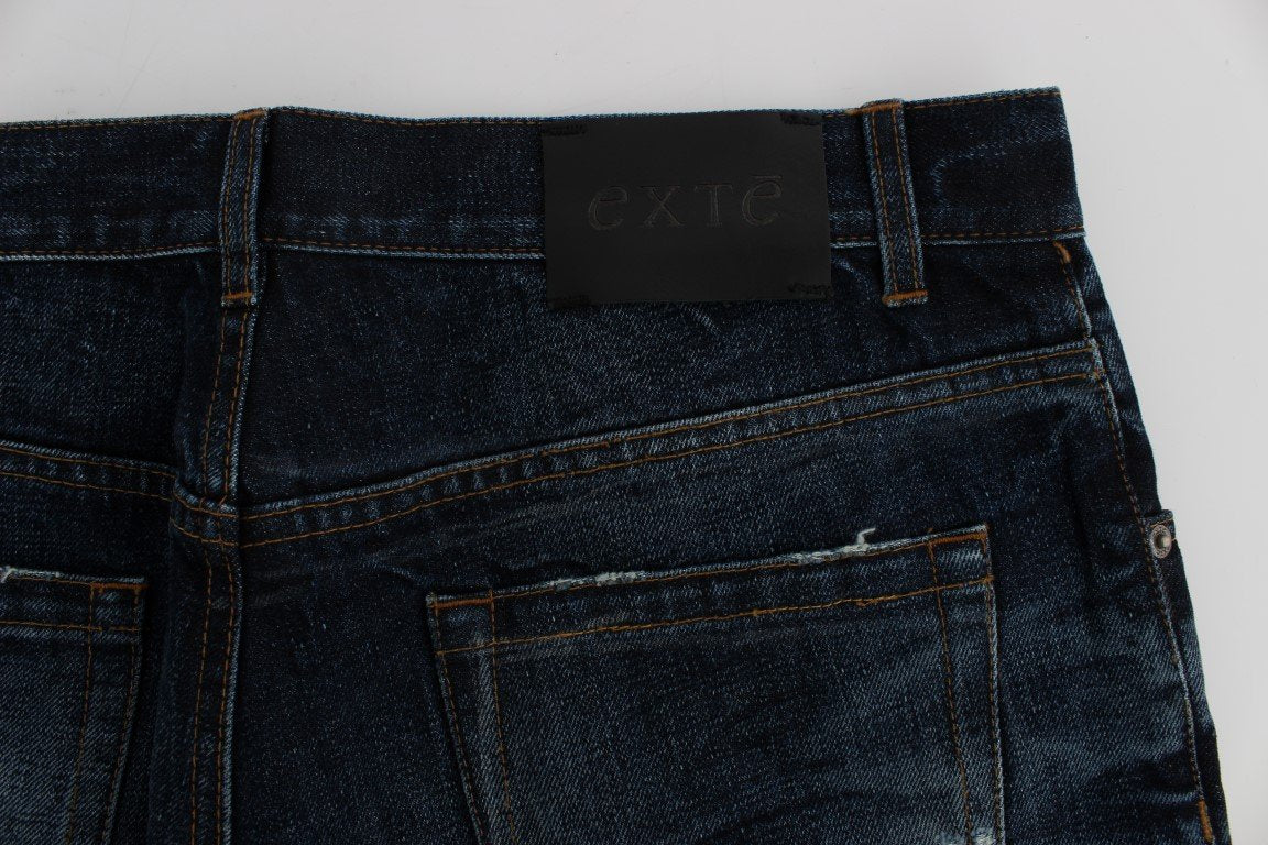 Blue Wash Cotton Regular Fit Jeans