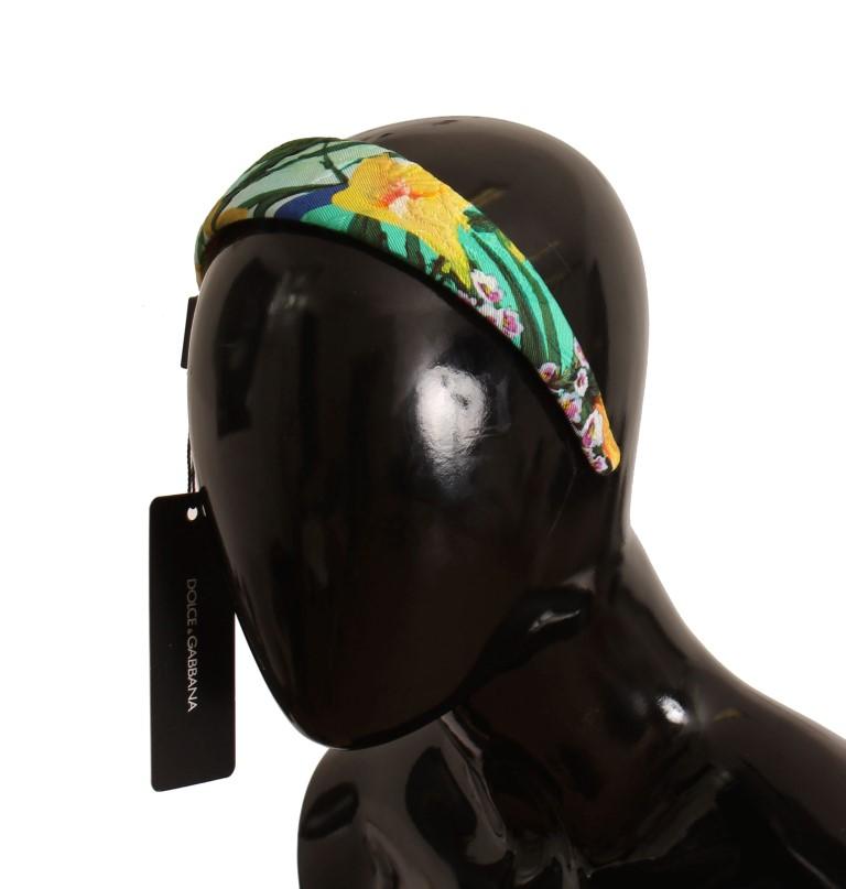 Multicolor Floral Cotton Silk Headband