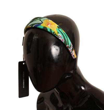 Multicolor Floral Cotton Silk Headband