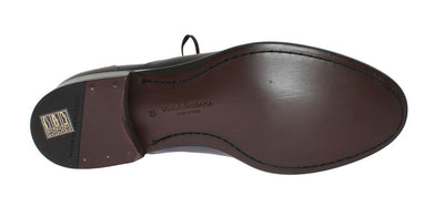 Brown Leather Laceup Dress Formal Shoes