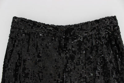 Sequined Above Knees Shorts