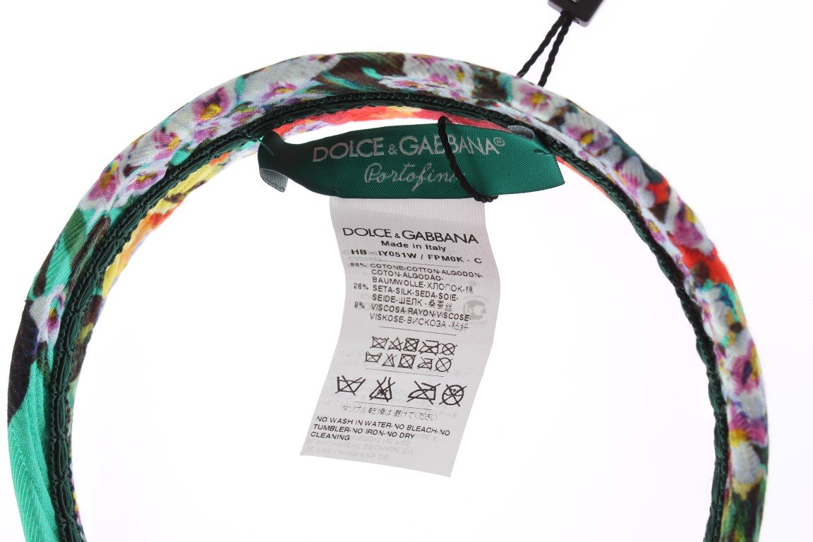 Multicolor Floral Cotton Headband