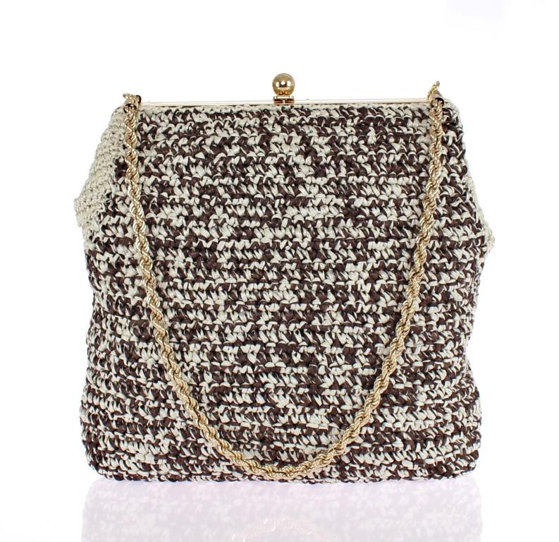 MISS AGATA BAG Raffia Woven Shoulder Satchel