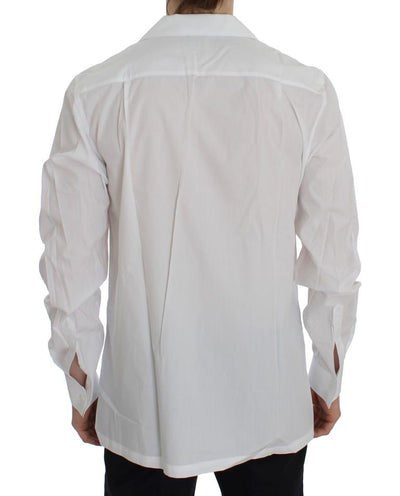 White Cotton Spread Formal Shirt
