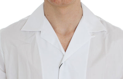 White Cotton Spread Formal Shirt