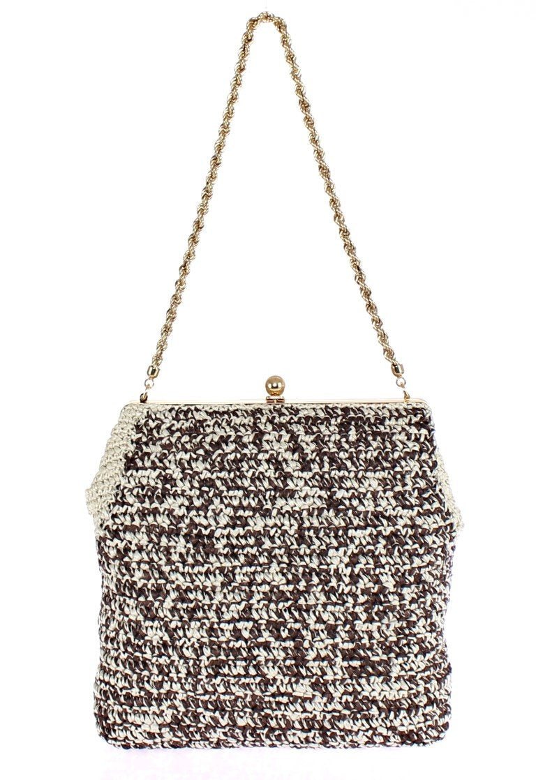 MISS AGATA BAG Raffia Woven Shoulder Satchel