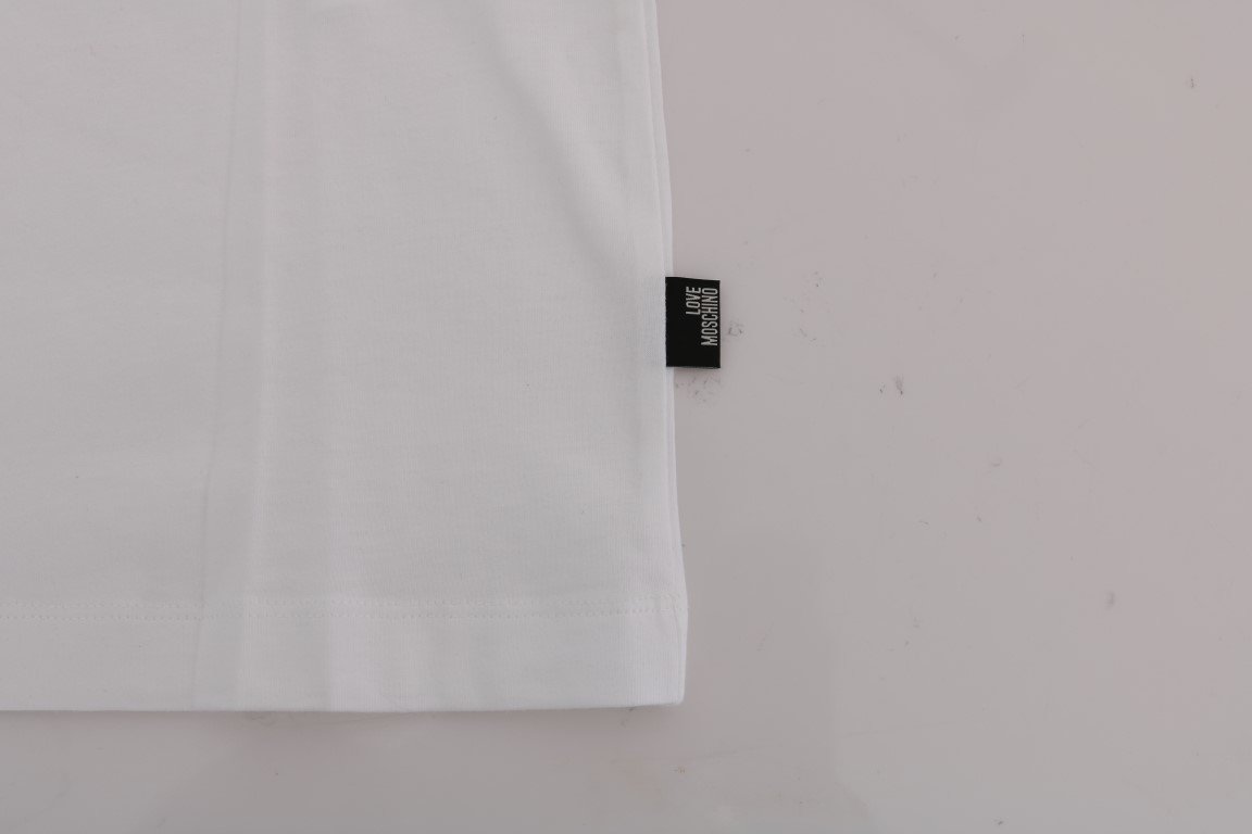 White Motive Cotton Short Sleeve T-Shirt
