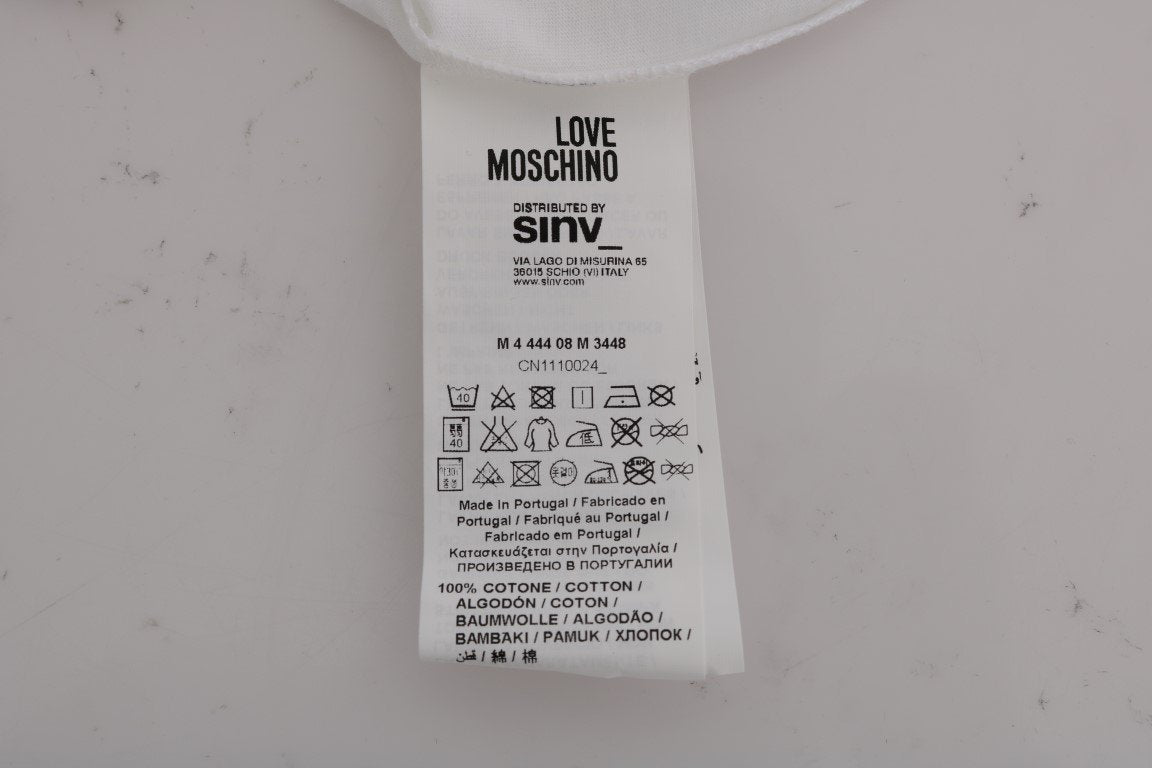 White Motive Cotton Short Sleeve T-Shirt