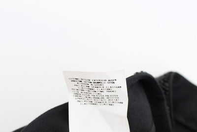 Black Stretch Cotton Suit