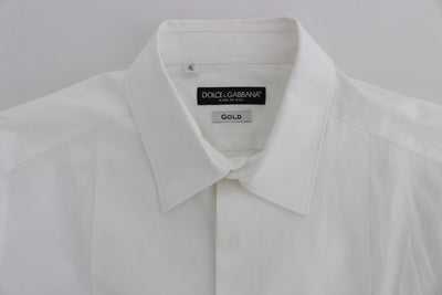 White Slim Fit Formal Cotton Shirt