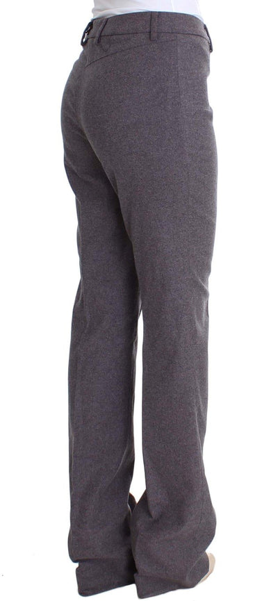 Purple Wool Stretch Dress Pants