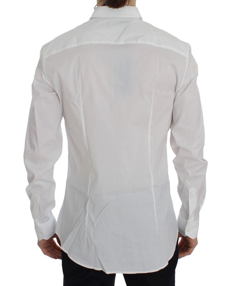 White Slim Fit Formal Cotton Shirt