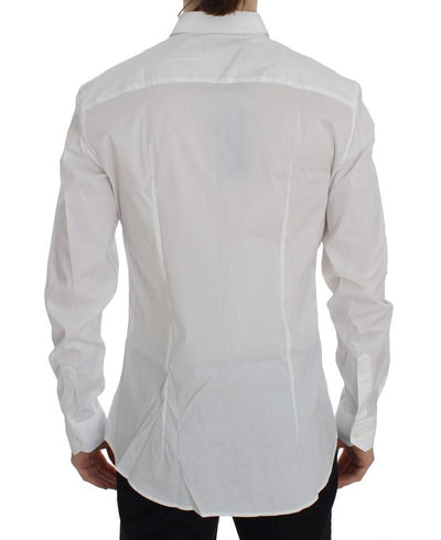 White Slim Fit Formal Cotton Shirt