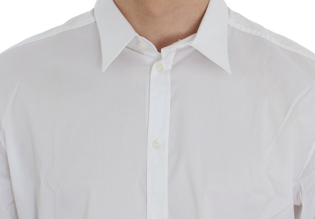 White Slim Fit Formal Cotton Shirt