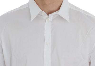 White Slim Fit Formal Cotton Shirt