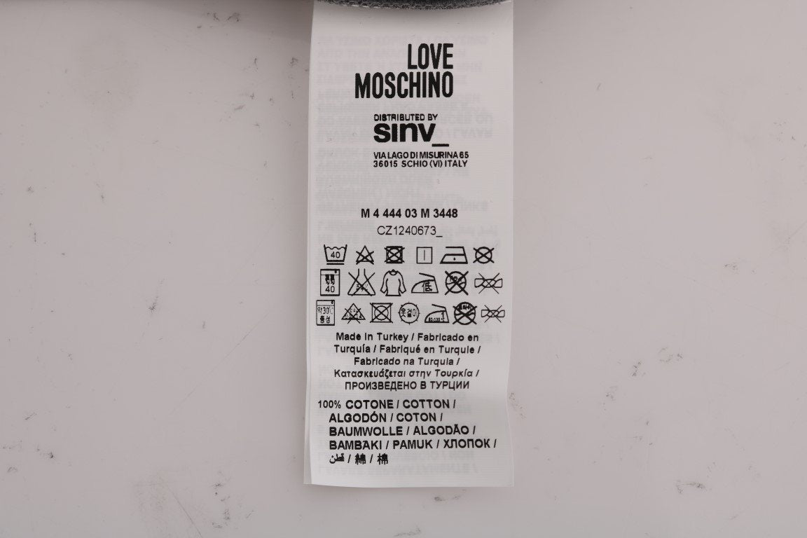 Gray Motive Cotton Short Sleeve T-Shirt