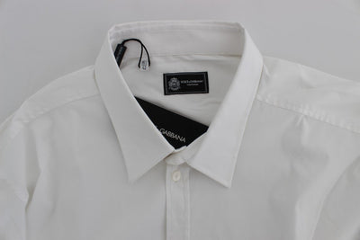 White Slim Fit Formal Cotton Shirt