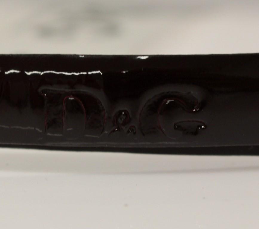 Brown Leather Logo Belt