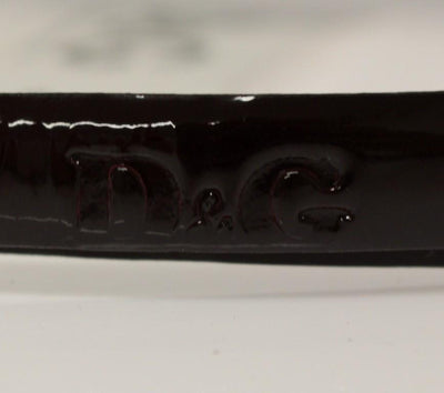 Brown Leather Logo Belt