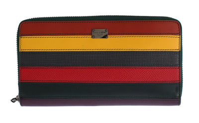 Multicolor Leather Continental Wallet