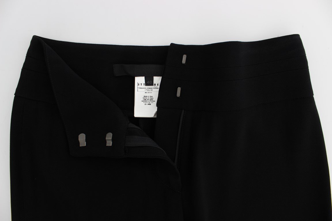 Black Two Button Two Piece Suit