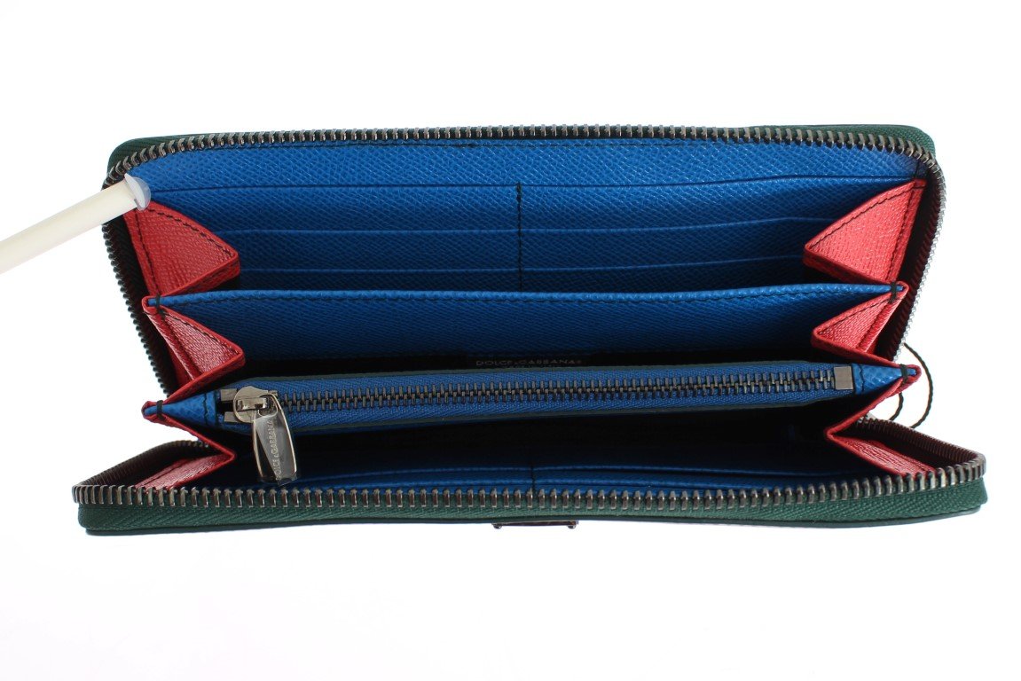 Multicolor Leather Continental Wallet
