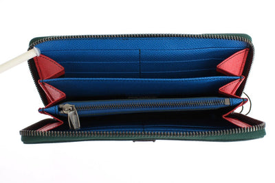 Multicolor Leather Continental Wallet