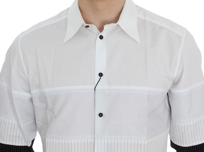 White Slim Fit Formal Cotton Shirt
