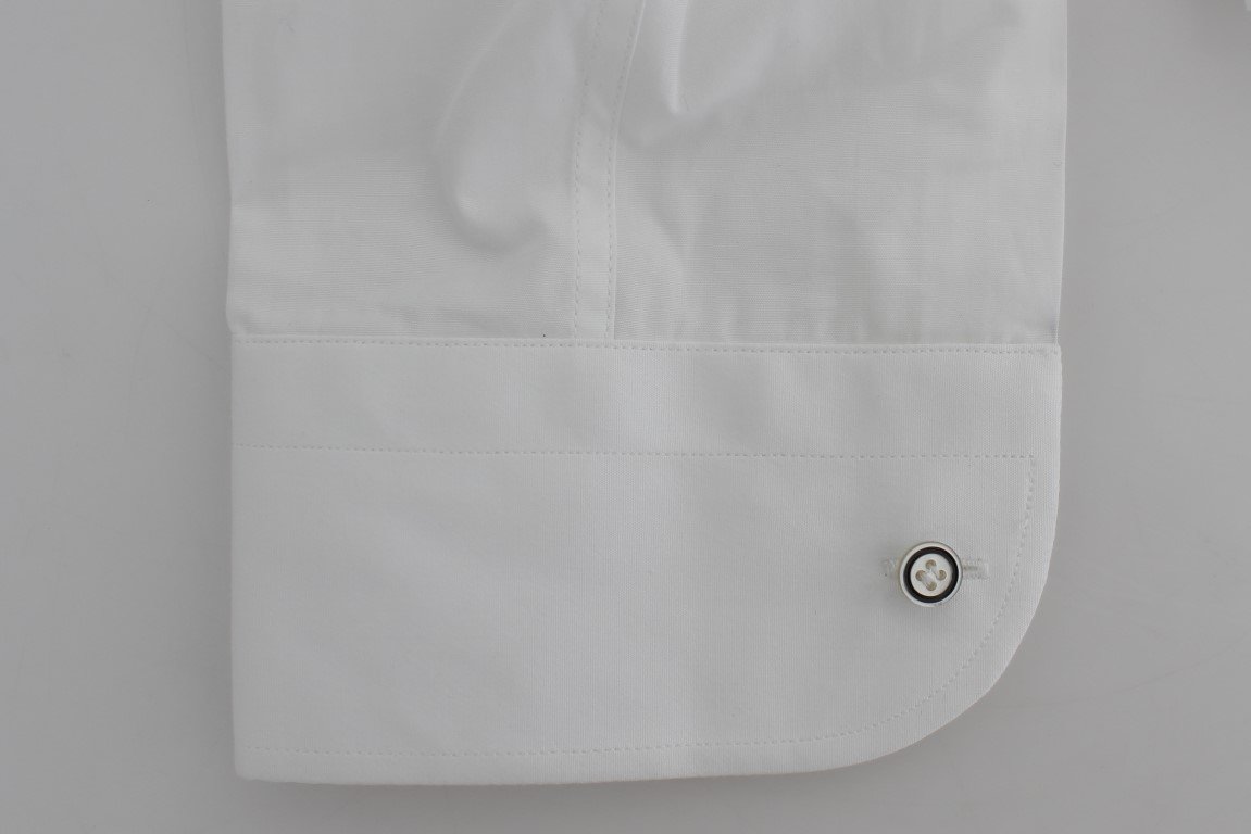 White Slim Fit Formal Cotton Shirt