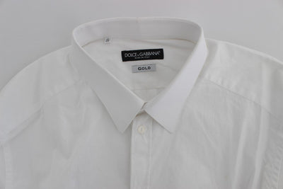 White Slim Fit Formal Cotton Shirt