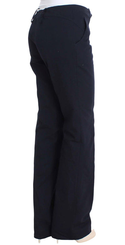 Blue Cotton Silk Dress Formal Pants