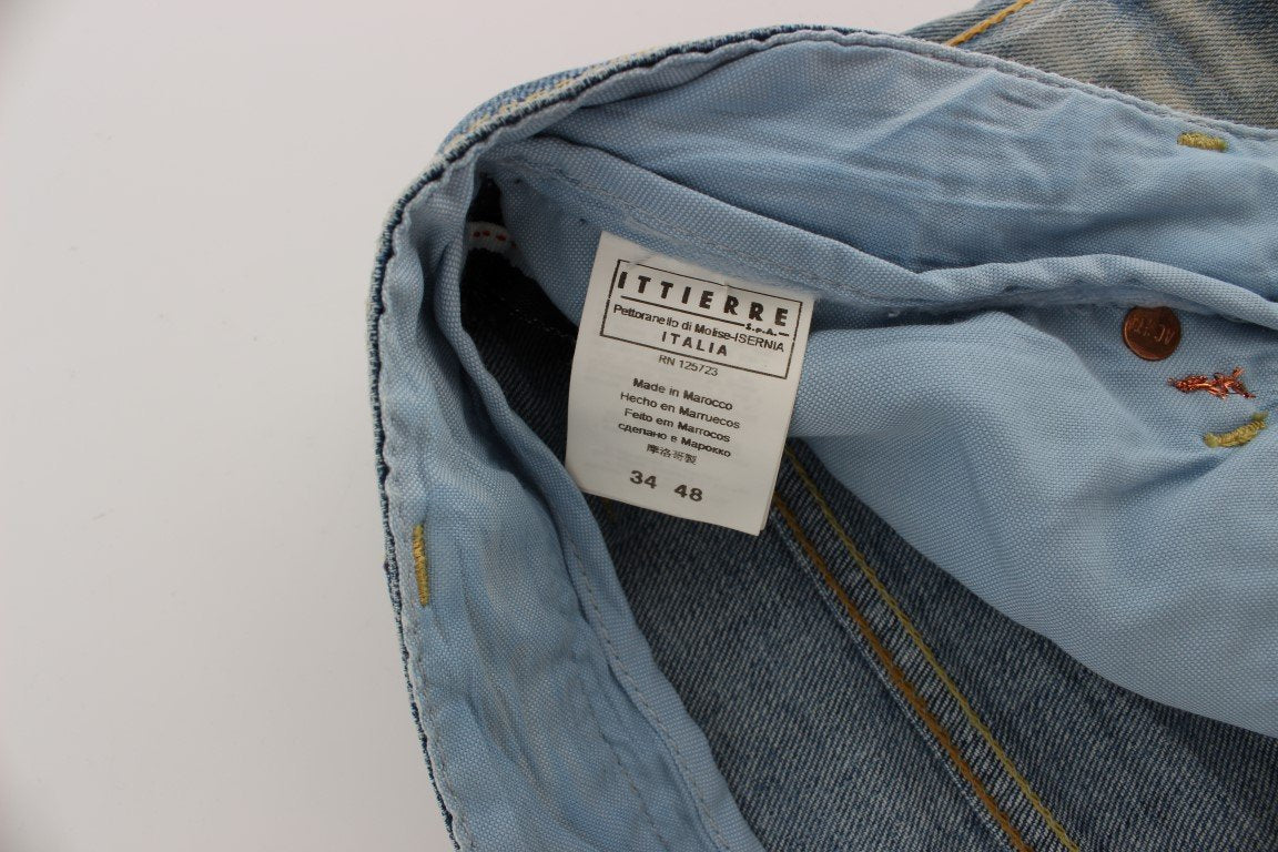 Blue Wash Cotton Slim Twist Fit Jeans